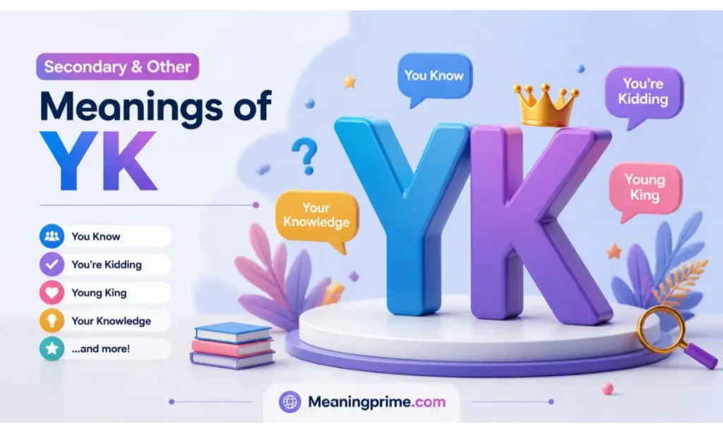 Other Meanings of YK