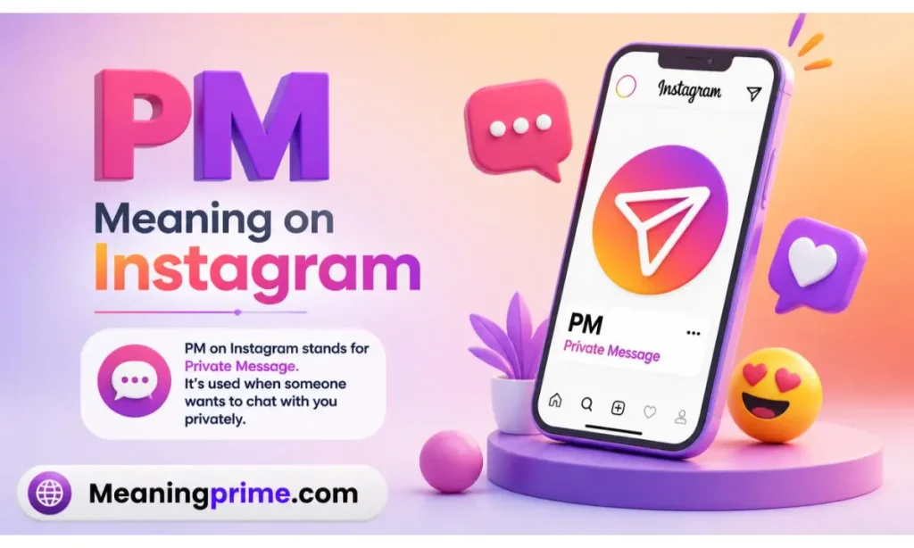 PM Meaning on Instagram