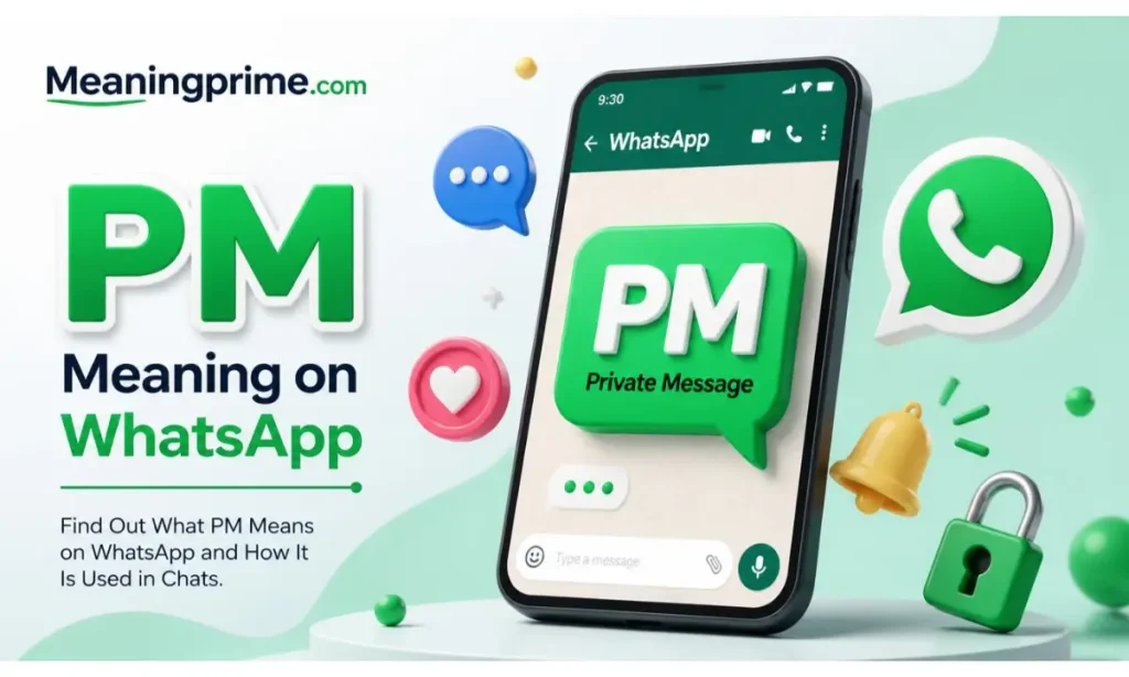 PM Meaning on WhatsApp