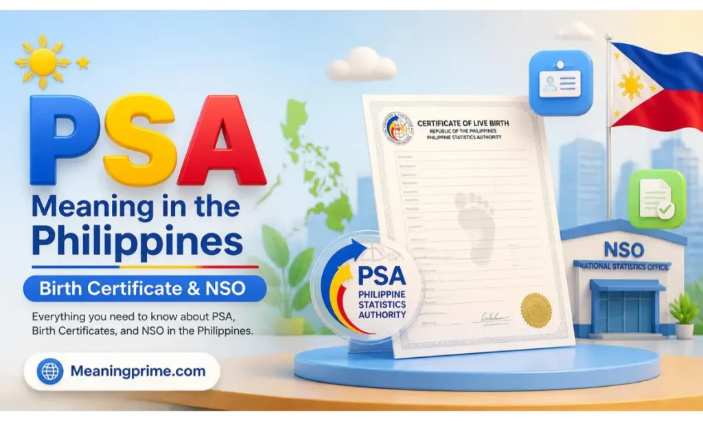 PSA Meaning in the Philippines