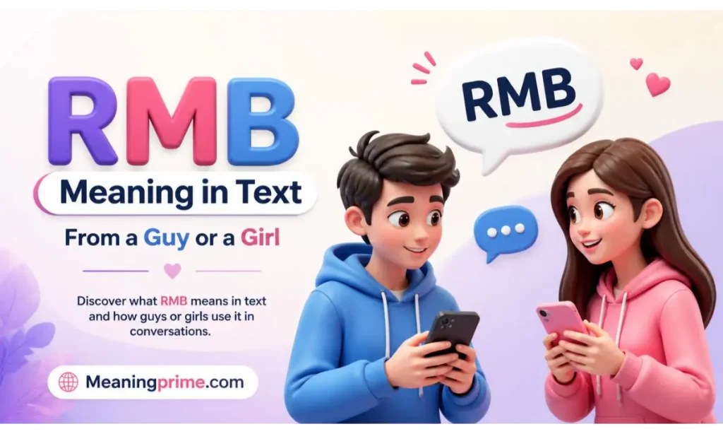 RMB Meaning in Text From a Guy or a Girl