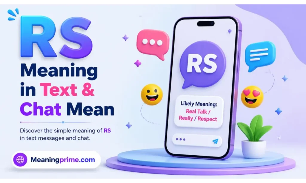 RS Meaning in Text & Chat Mean