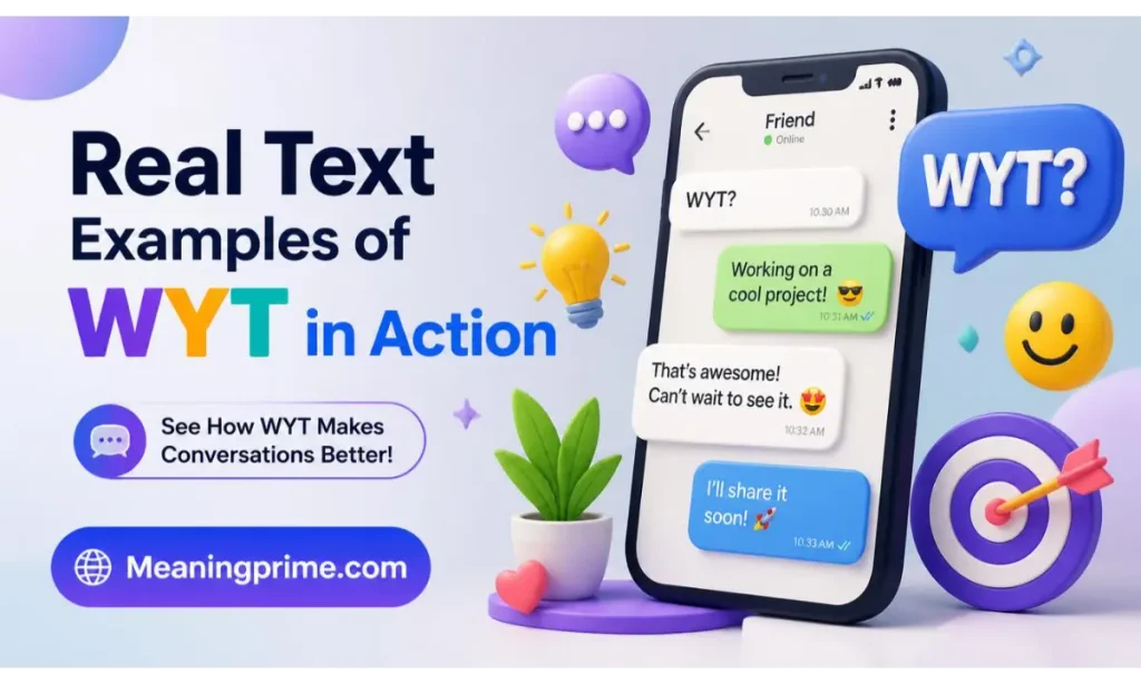 Real Text Examples of WYT in Action