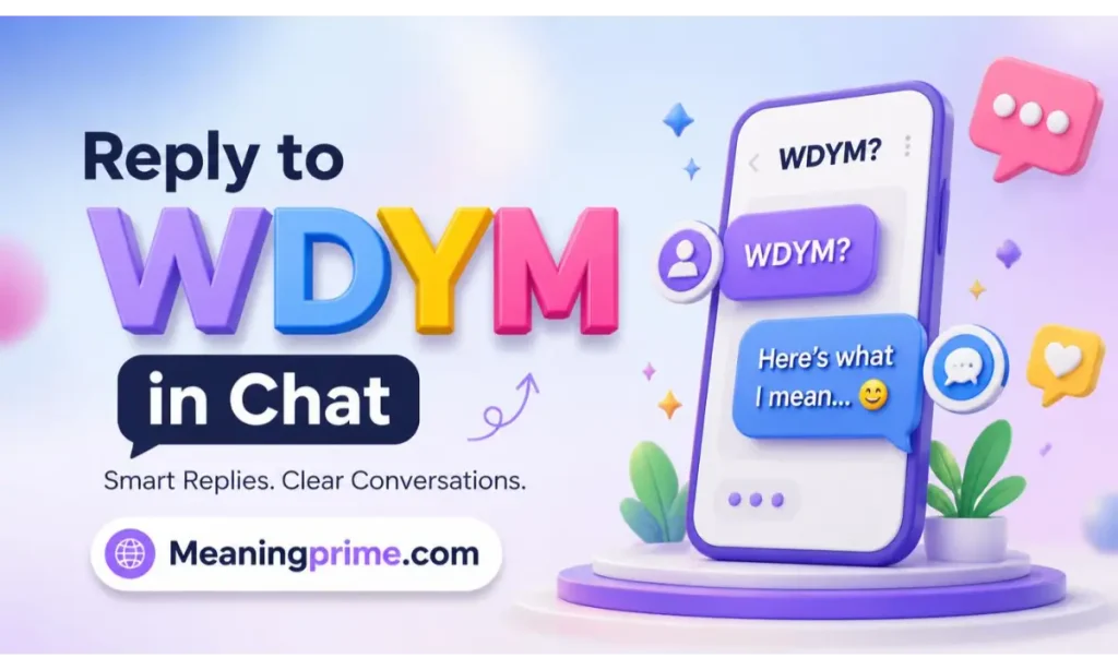 Reply to WDYM in Chat