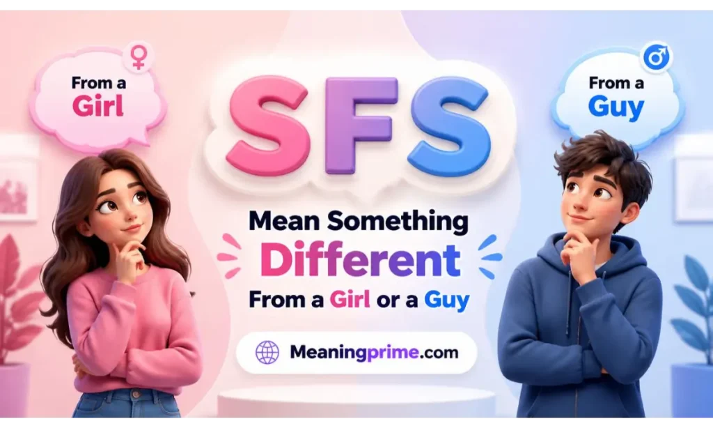 SFS Mean Something Different From a Girl or a Guy