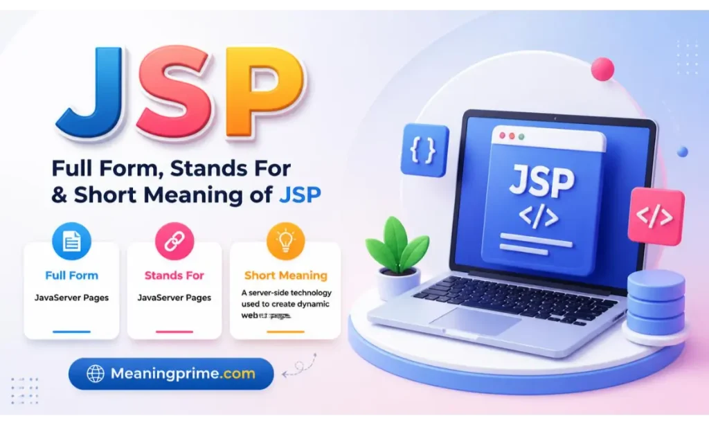 Short Meaning of JSP