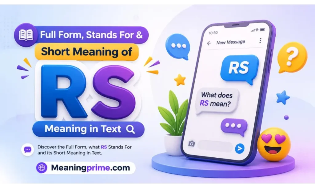 Short Meaning of RS Meaning in Text