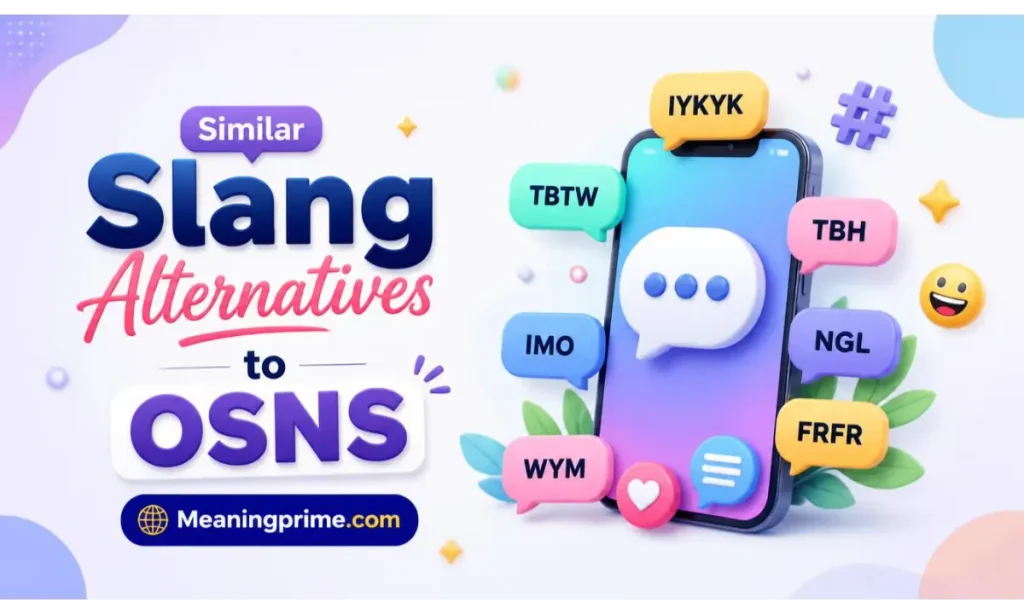 Similar Slang Alternatives to OSNS