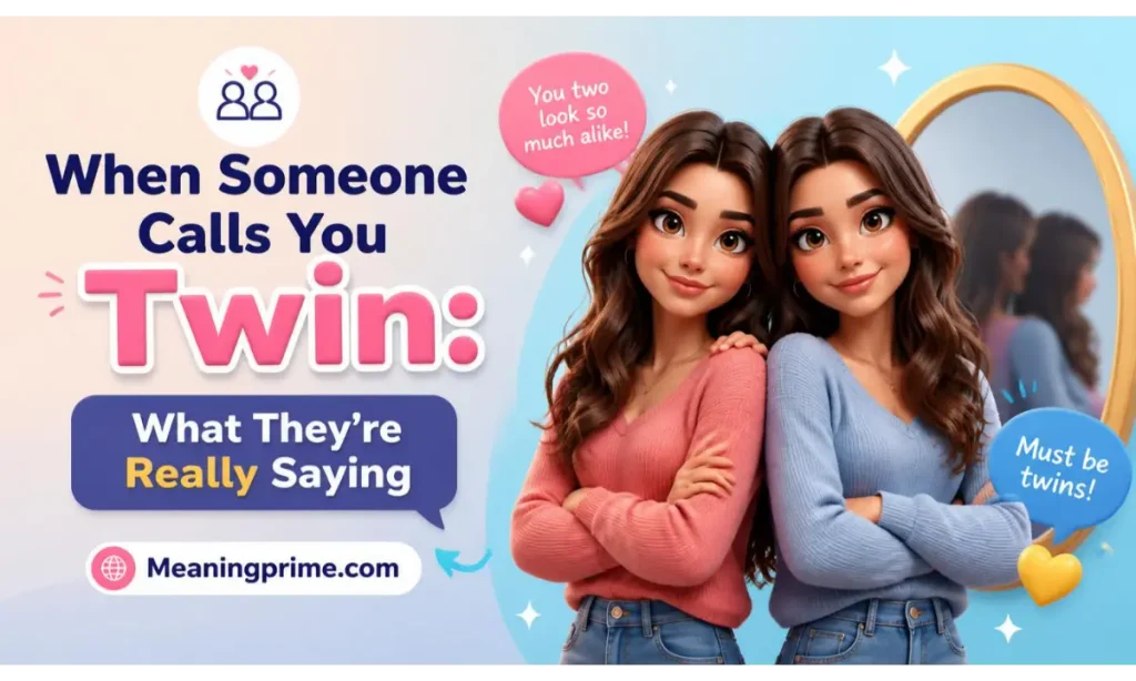 Someone Calls You Twin