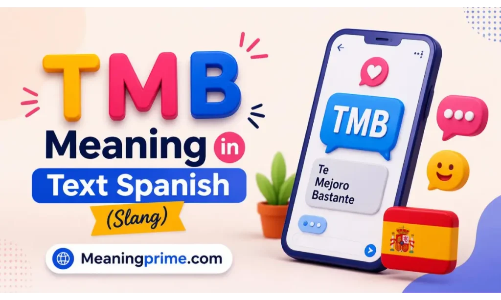TMB Meaning in Text Spanish