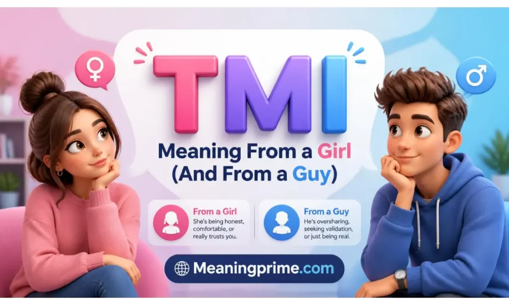 TMI Meaning From a Girl