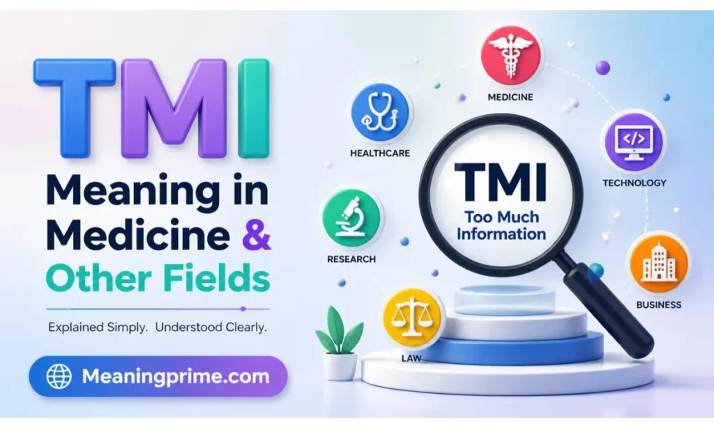TMI Meaning in Medicine & Other Fields