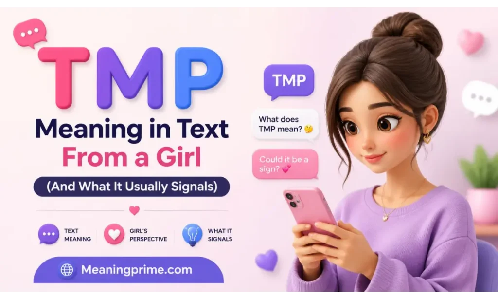 TMP Meaning in Text From a Girl