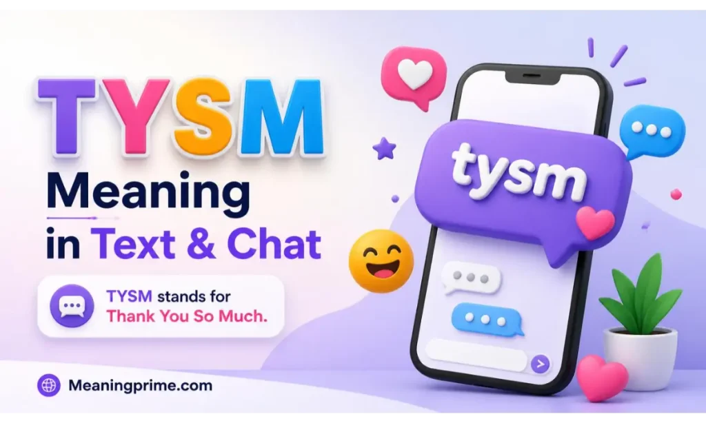 TYSM Meaning in Text & Chat