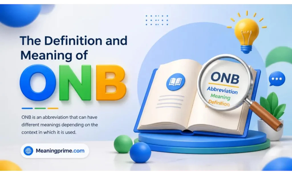 The Definition and Meaning of ONB