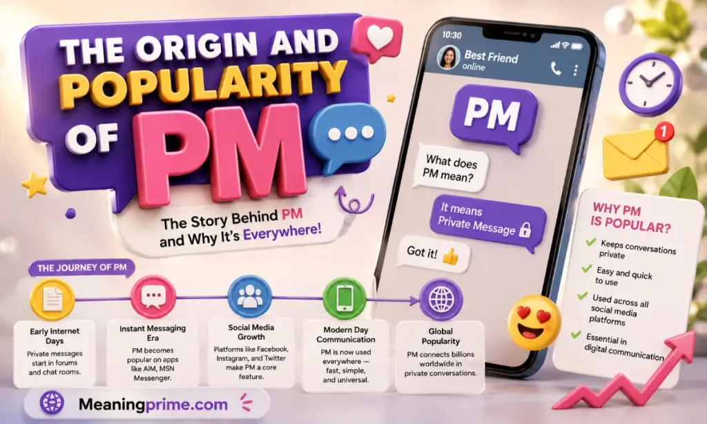 The Origin and Popularity of PM