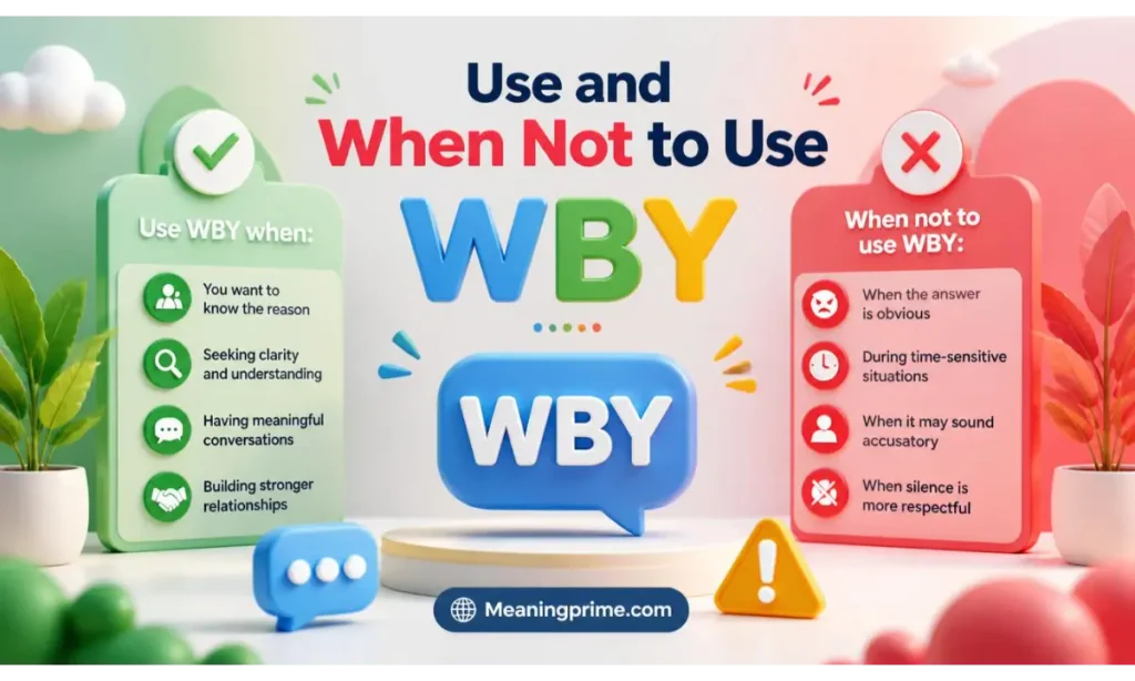 Use and When Not to Use WBY
