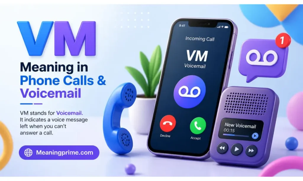 VM Meaning in Phone Calls & Voicemail
