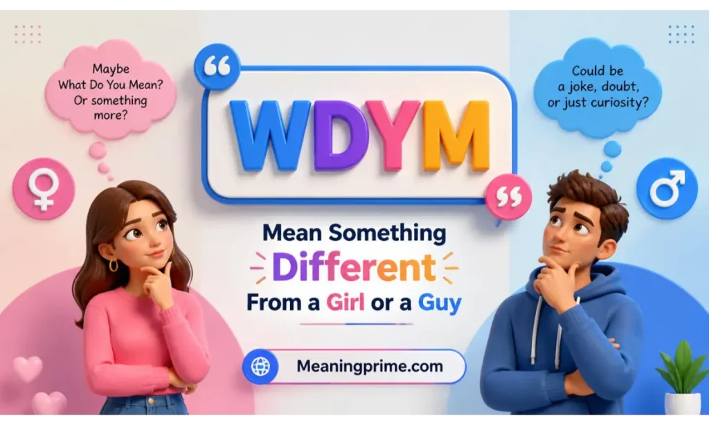 WDYM Mean Something Different From a Girl or a Guy