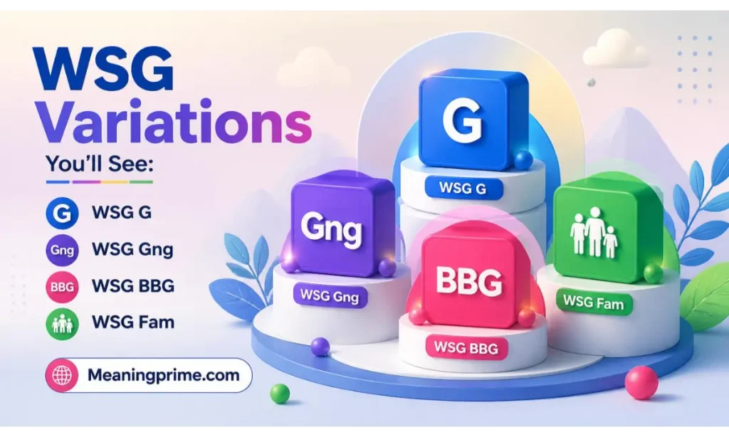 WSG Variations You'll See