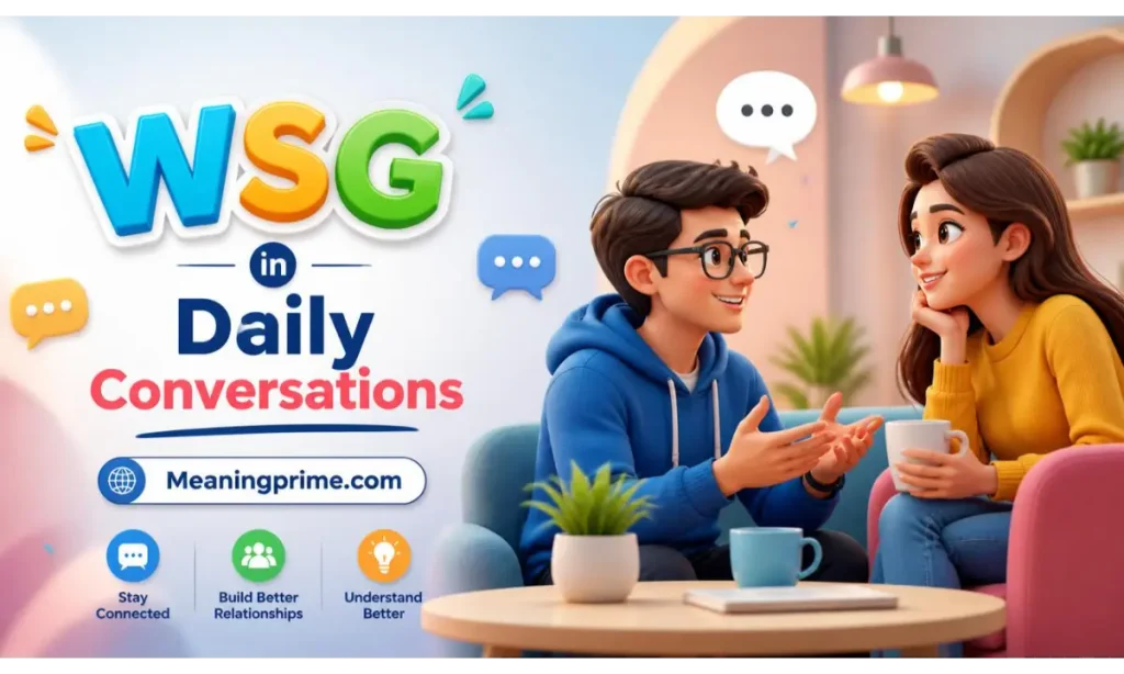 WSG in Daily Conversations