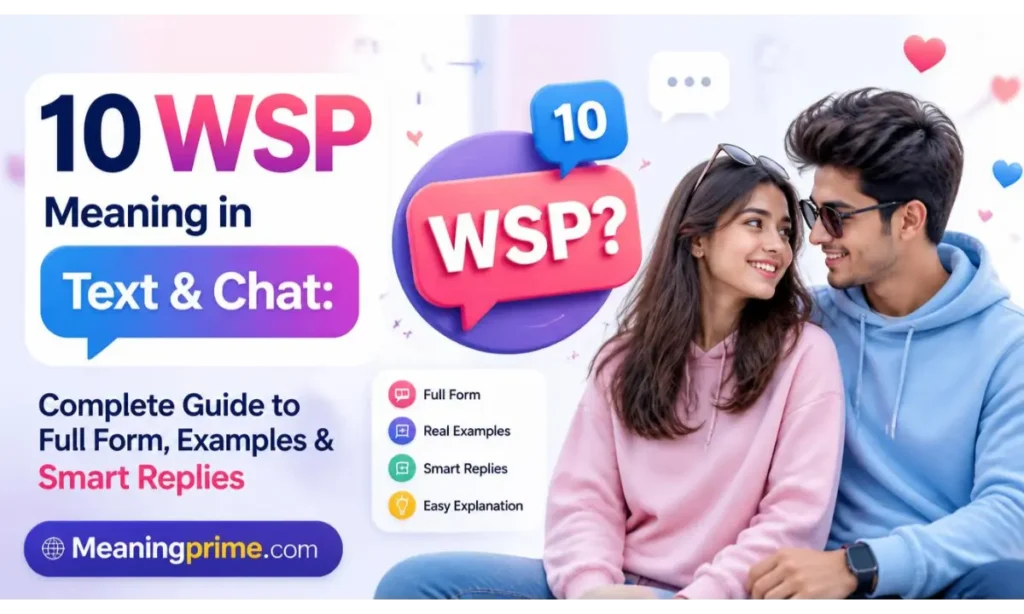 WSP Meaning in Text