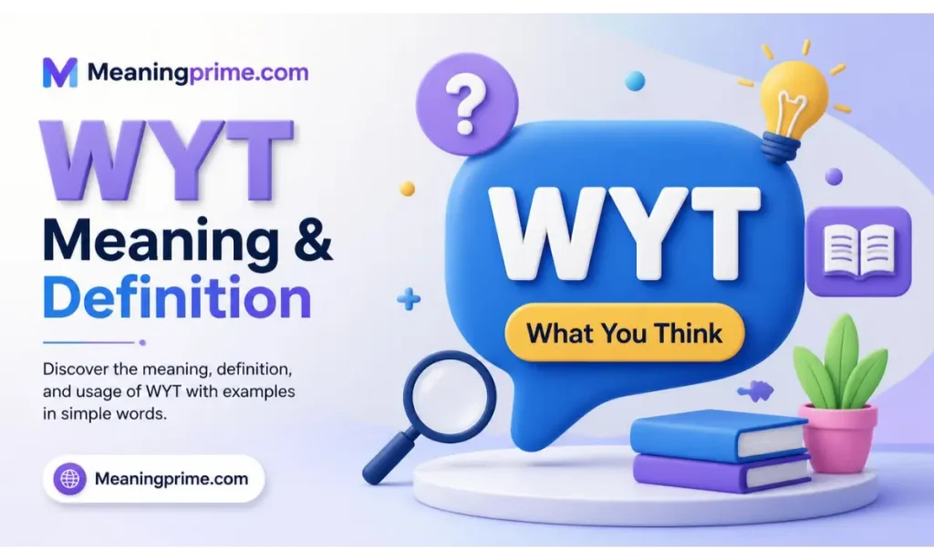 WYT Meaning & Definition