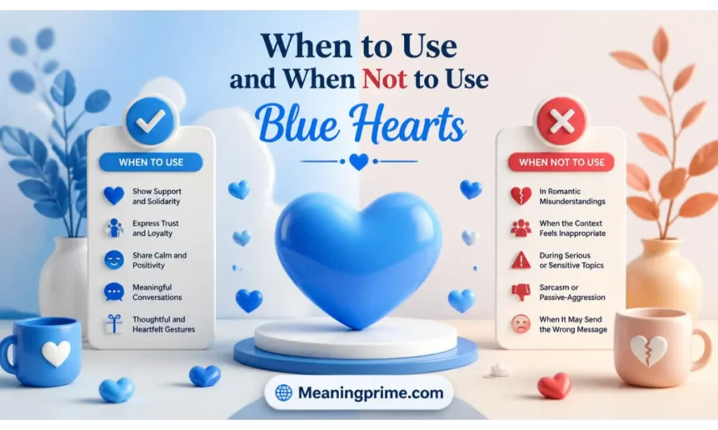 When to Use and When Not to Use Blue Hearts