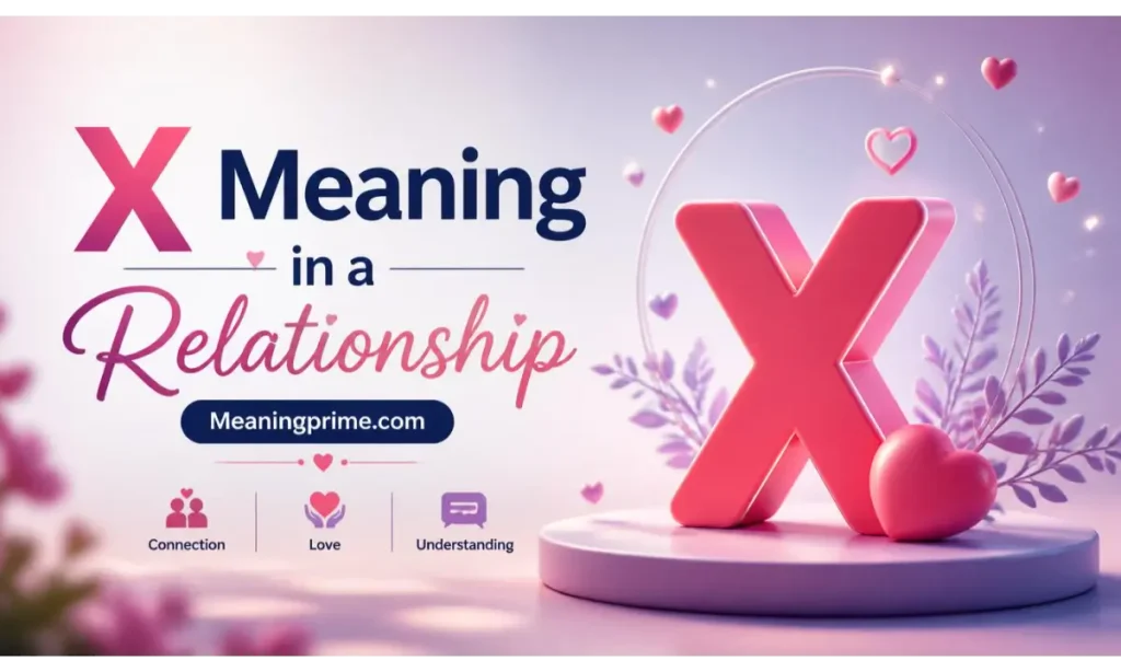 X Meaning in a Relationship