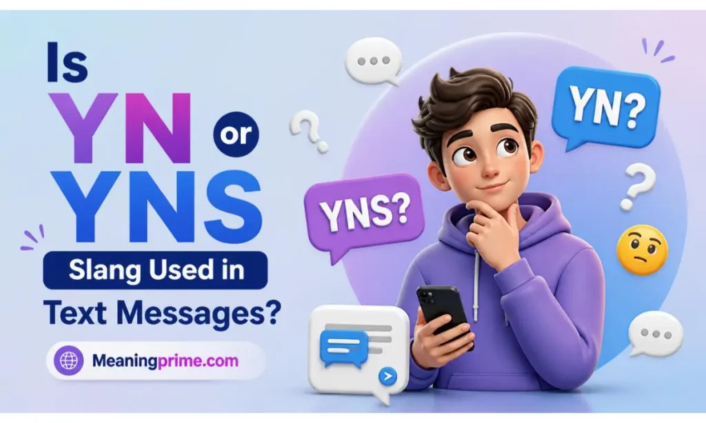 YN or YNS Slang Used in Text Messages