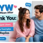YW Mean After Thank You