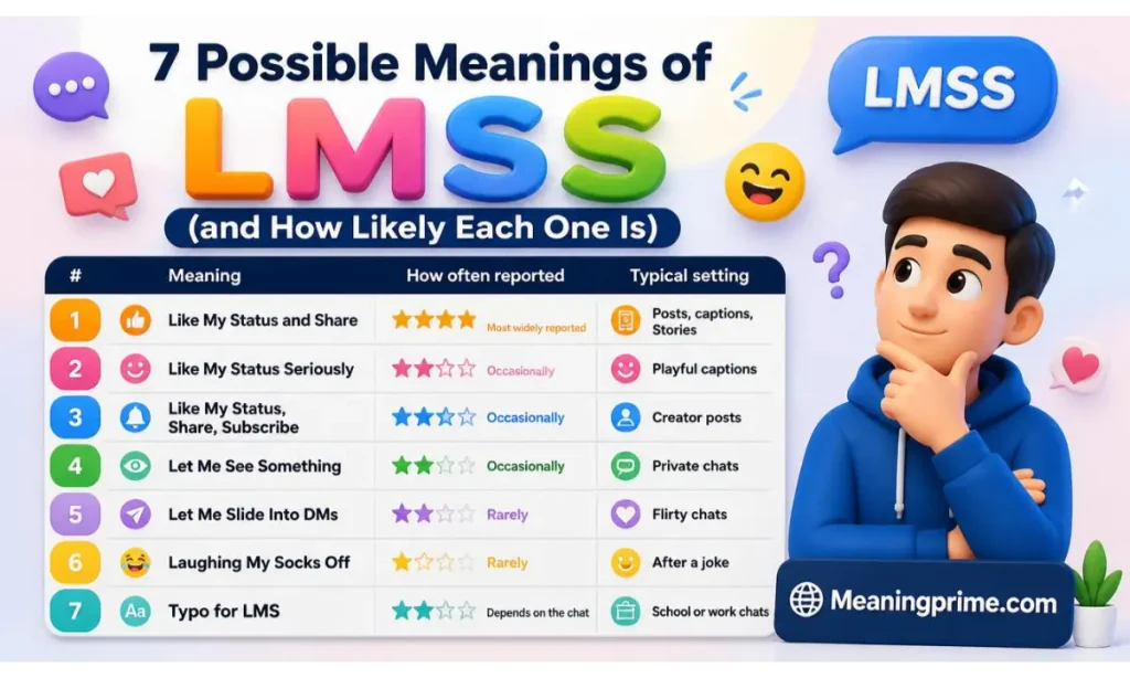 7 Possible Meanings of LMSS