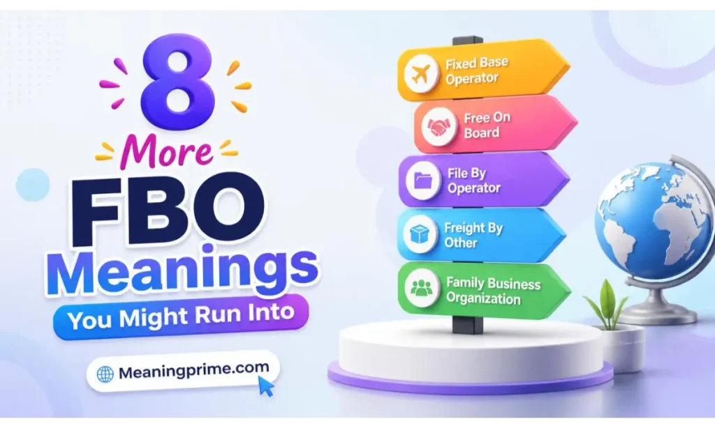 8 More FBO Meanings
