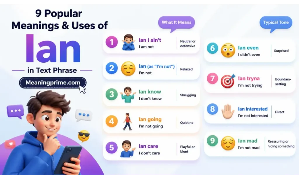9 Popular Meanings & Uses of Ian in Text