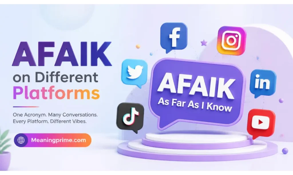 AFAIK on Different Platforms