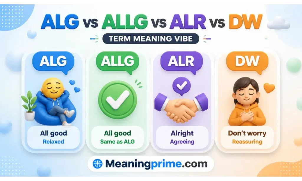 ALG vs ALLG vs ALR vs DW