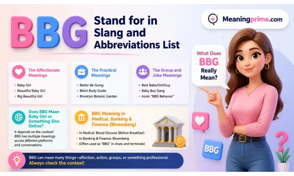 BBG Stand for in Slang and Abbreviations List