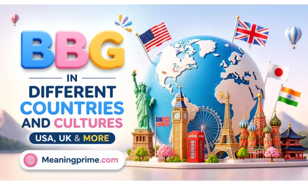 BBG in Different Countries and Cultures