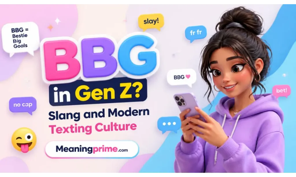 BBG in Gen Z Slang and Modern Texting Culture