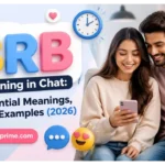 BRB Meaning in Chat