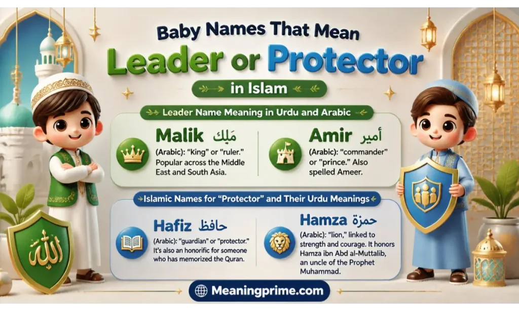 Baby Names That Mean Leader or Protector in Islam