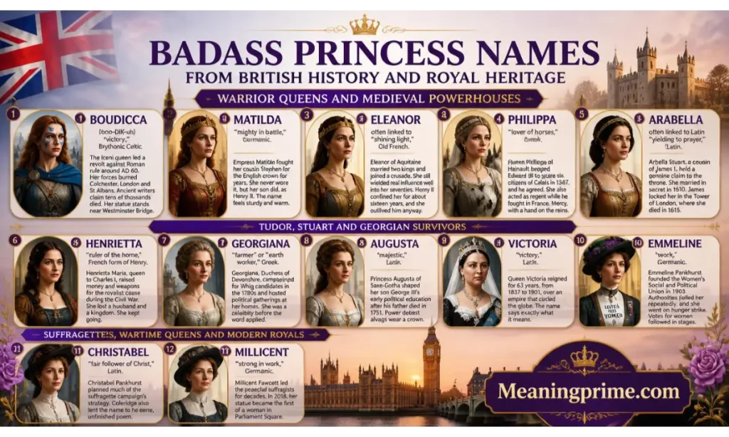 Badass Princess Names From British History and Royal Heritage