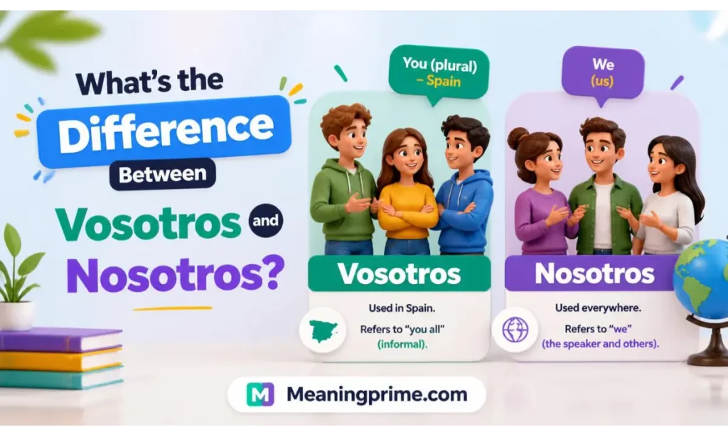 Between Vosotros and Nosotros