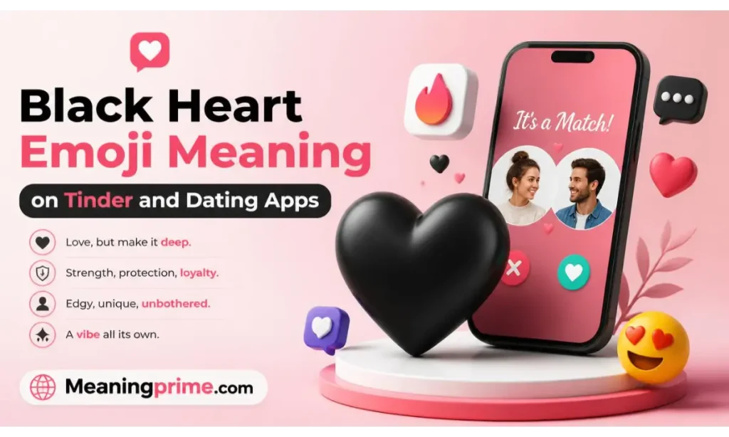 Black Heart Emoji Meaning on Tinder and Dating Apps