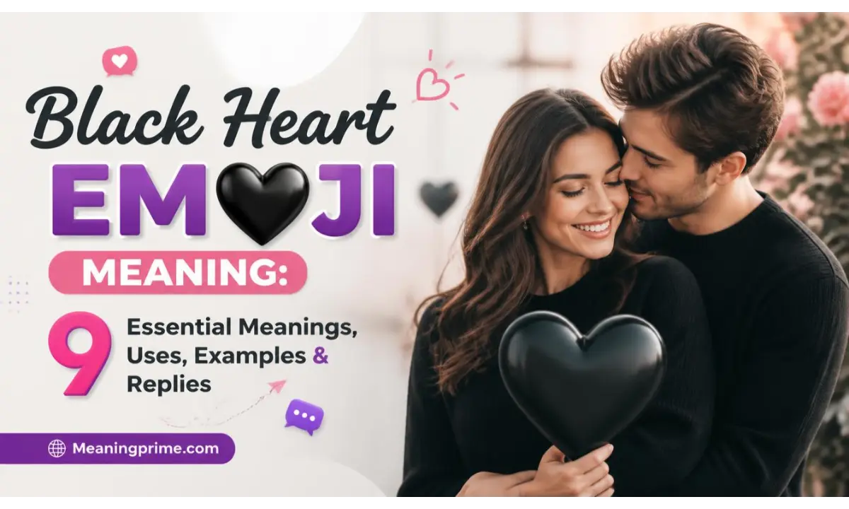 Black Heart Emoji Meaning