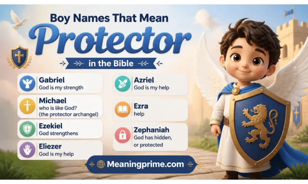 Boy Names That Mean Protector in the Bible