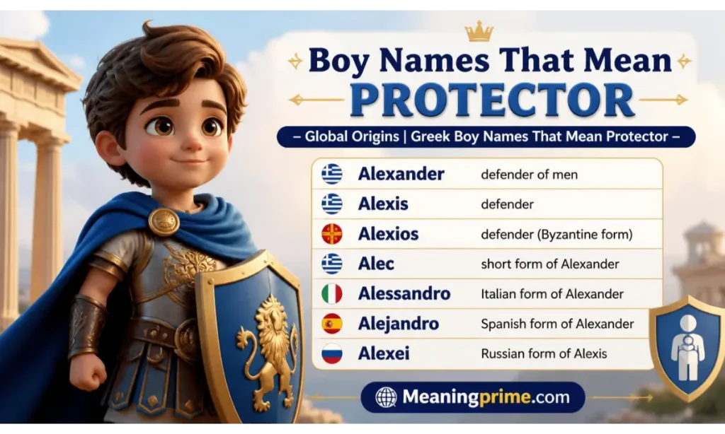 Boy Names That Mean Protector – Global Origins
