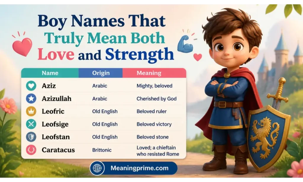 Boy Names That Truly Mean Both Love and Strength