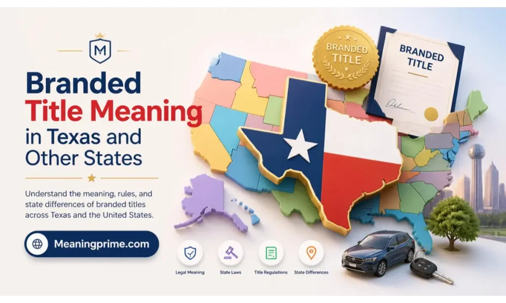 Branded Title Meaning in Texas and Other States