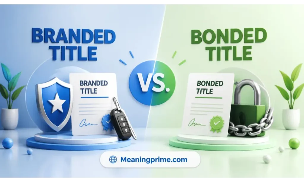 Branded Title vs. Bonded Title